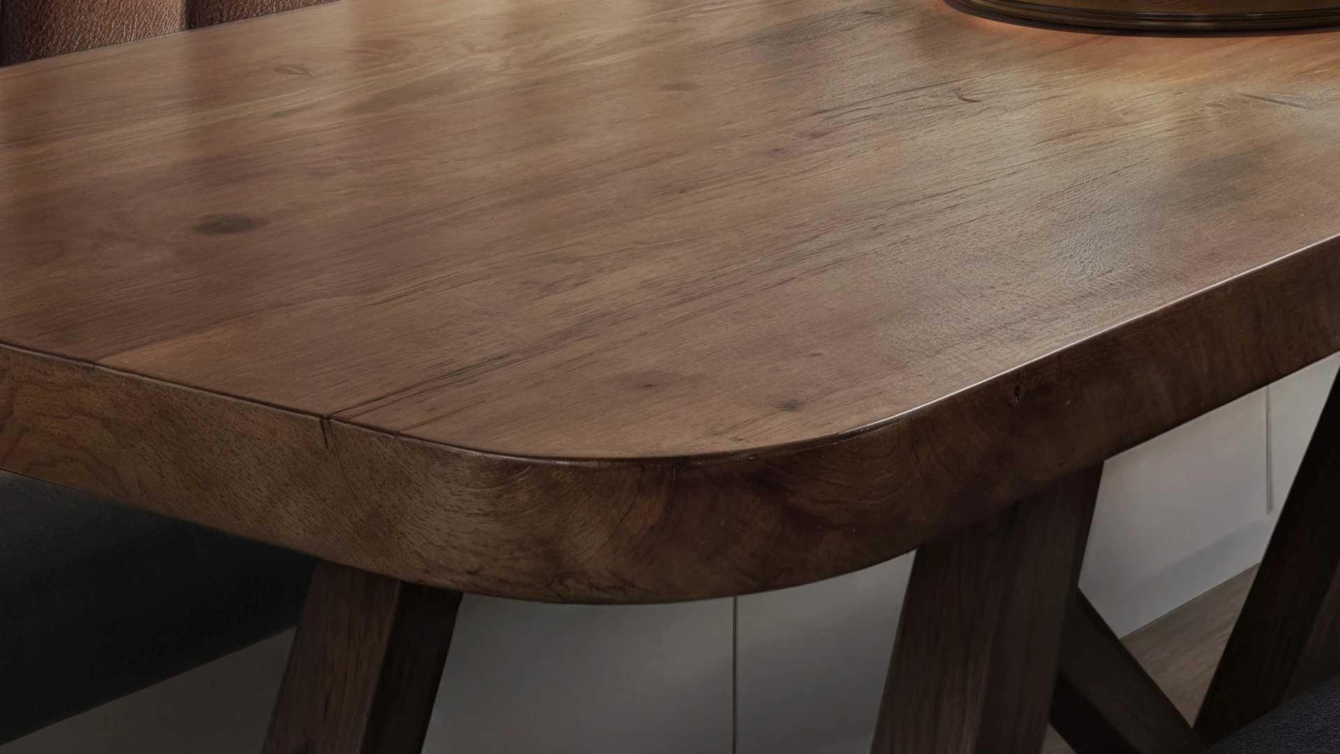rendu 3d architectural photorealiste table bois massif salle a manger
